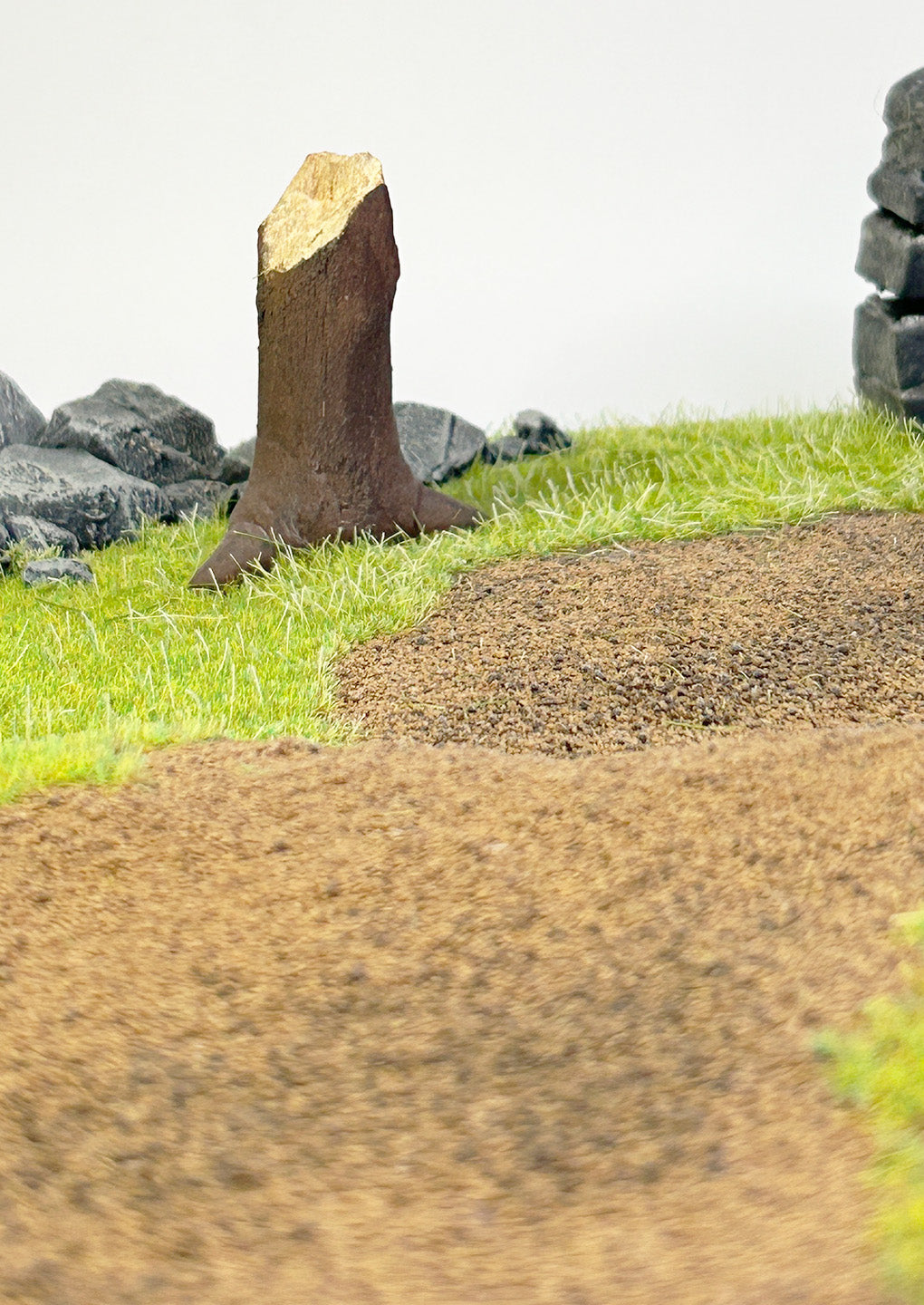 Field and Broken Wall