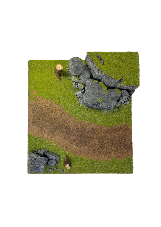 Field and Cliff face